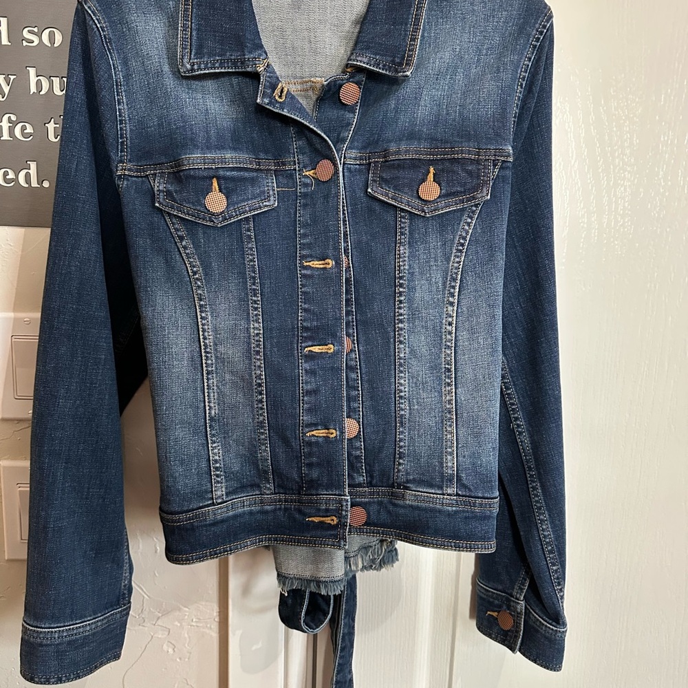 Cabi Dylan jacket in blue denim